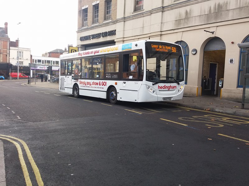 OU57FGZ 504 HO EX THAMES 50 (CR B S) 22-11-17 (S AUSTIN)