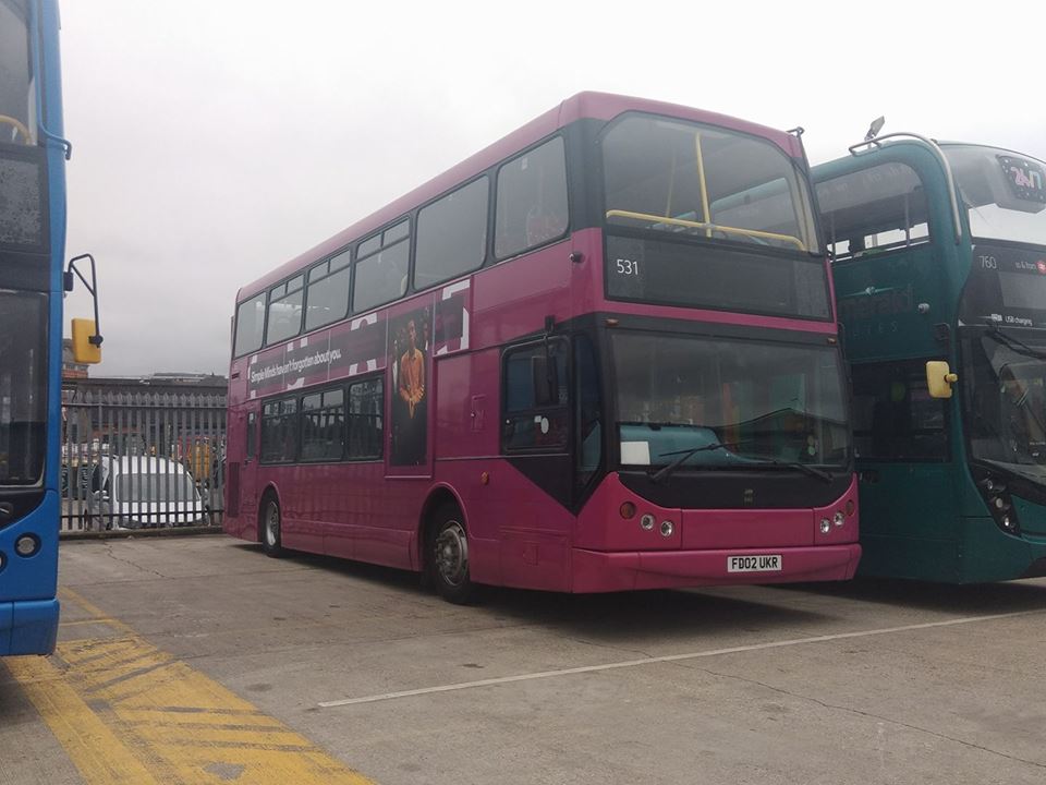 FD02UKR 532 READING BUSES EX PANTHER (RG DEPOT) 28-4-18 (S AUSTIN)