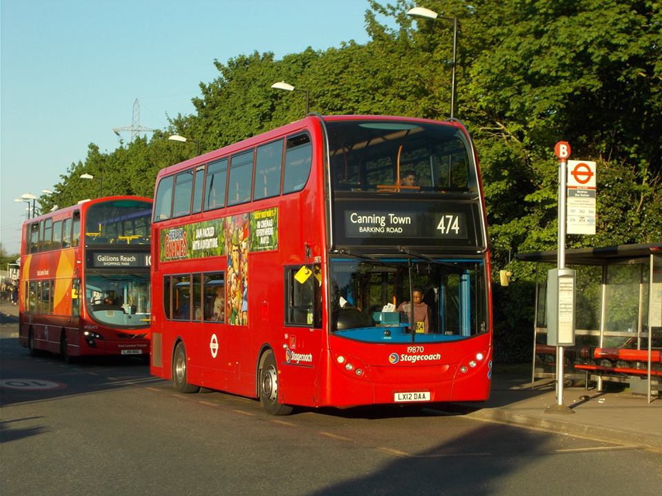 LX12DAA 19870 ST EL 474 FIRST DAY (BECKTON B S) 5-5-18 (D ACOTT)