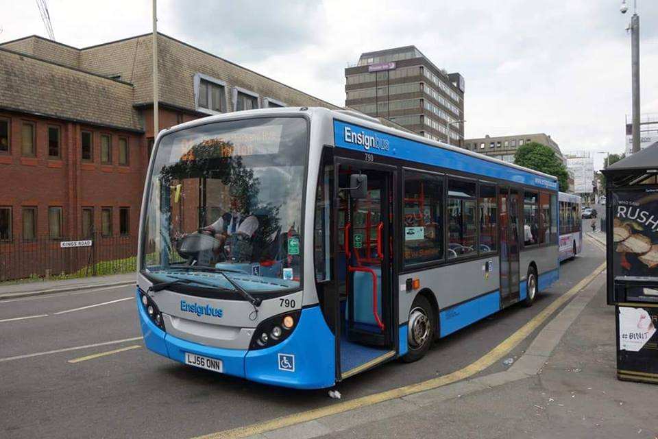 LJ56ONN 790 ENSIGNBUS 81 (BD RLY STN) 14-6-18 (D DISBURY)