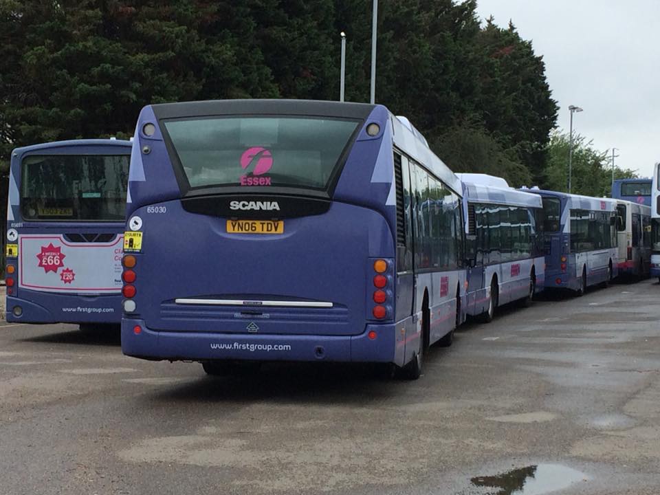 YN06TDV 65030 (REAR) + OTHER EX CN BUSES AT CR DEPOT 29-7-18 (D PRETTY)