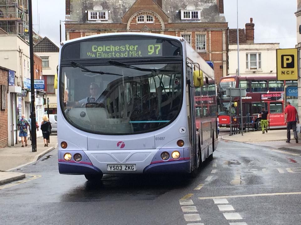 YS03ZKG 65687 FE 97 (CR B S) FIRST DAY 30-7-18 (D PRETTY)