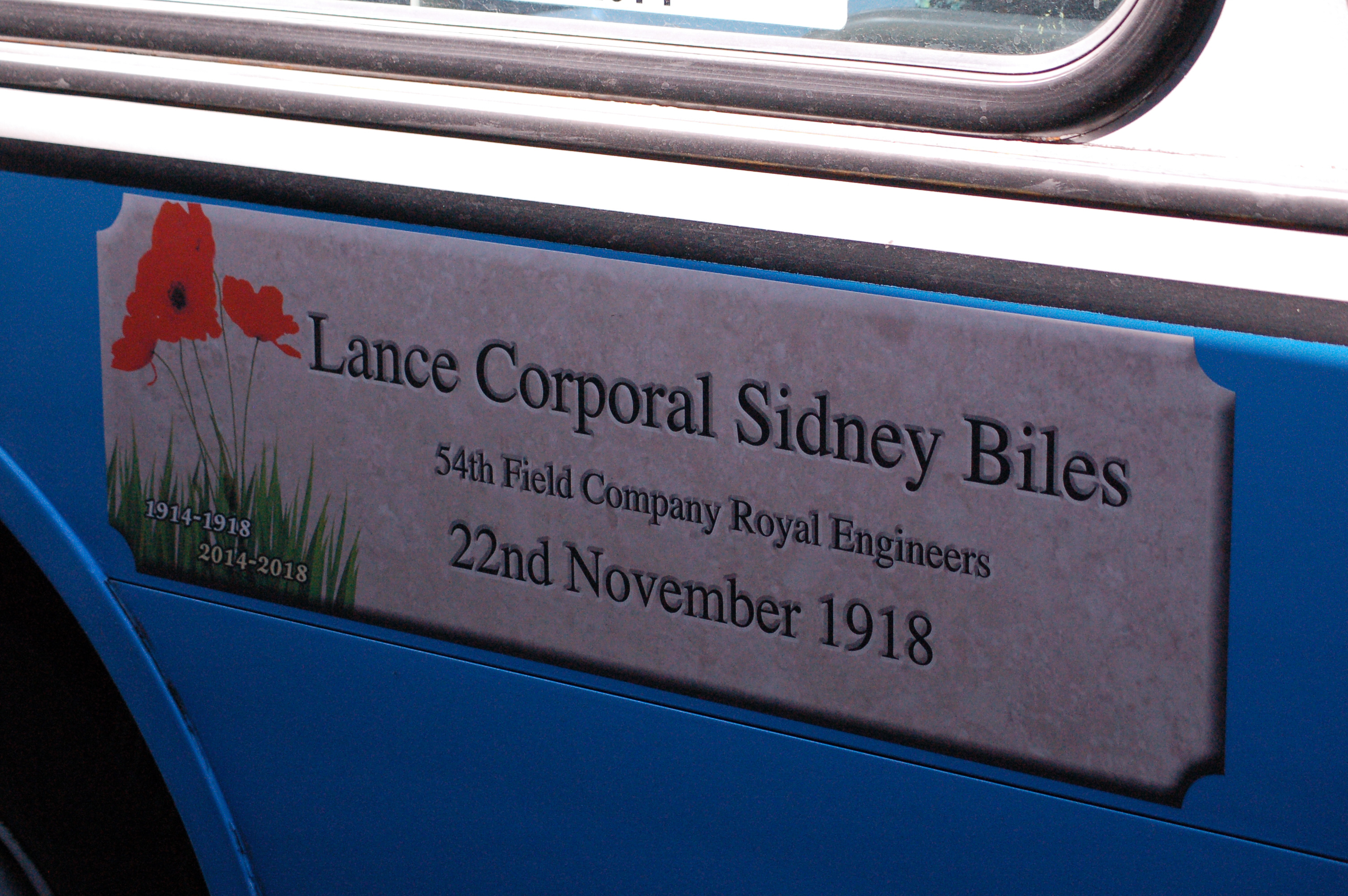 ENSIGNBUS SIDNEY BILES PLAQUE 5-7-15