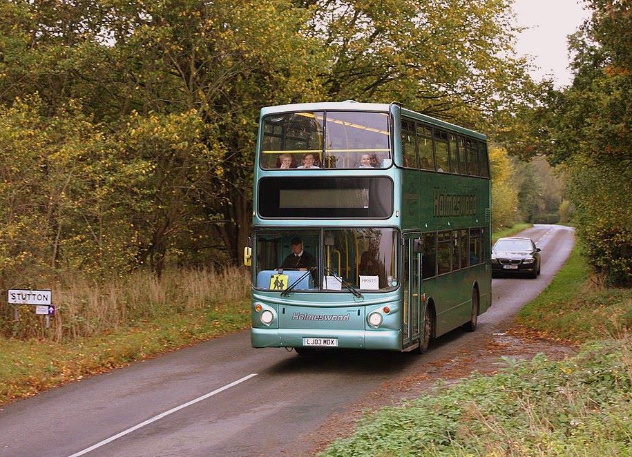 LJ03MDX SUFFOLK NORSE EX HOLMESWOOD (STUTTON) 15-10-18 (CHRIS BAINES)