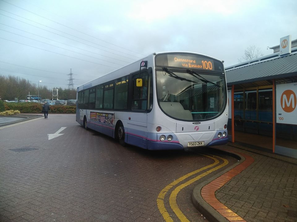 YS03ZKK 65690 FE 100 BN loaned from CR (LAKESIDE) 1-12-18 (S AUSTIN)