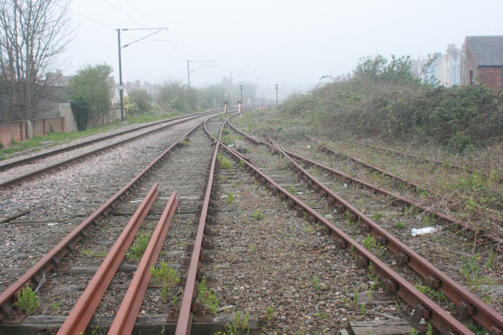 HARWICH OLD APPROACH TO TRAIN FERRY AT TOWN STATION 8-4-19