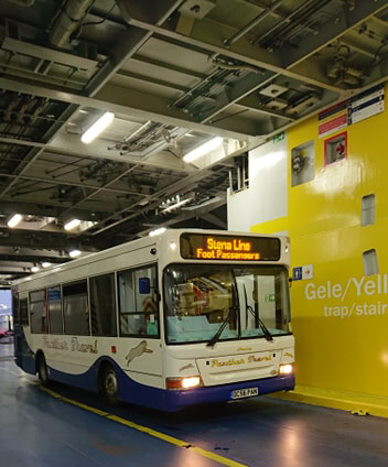 DC56PAN PANTHER STENA FOOT PASSENGER SHUTTLE (ON SHIPS CAR DECK) 6-19 (A HAZELL)