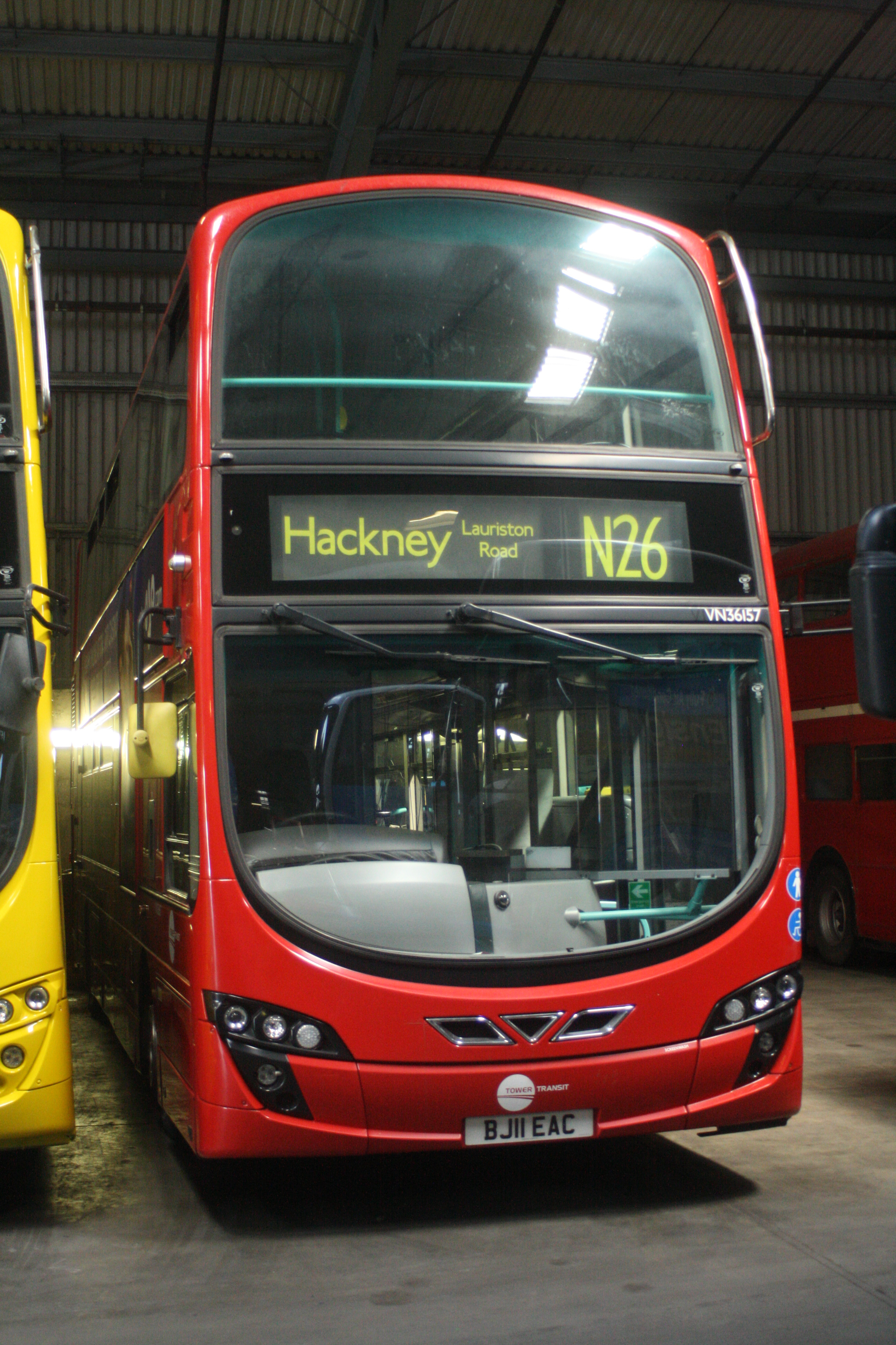 BJ11EAC VN36157 EX TOWER TRANSIT (ENSIGN) 29-6-19