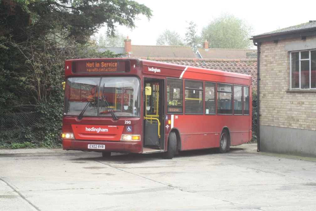 EX02RYR 290 HO BEING PARKED AFTER WITHDRAWAL AT KN 31-10-19