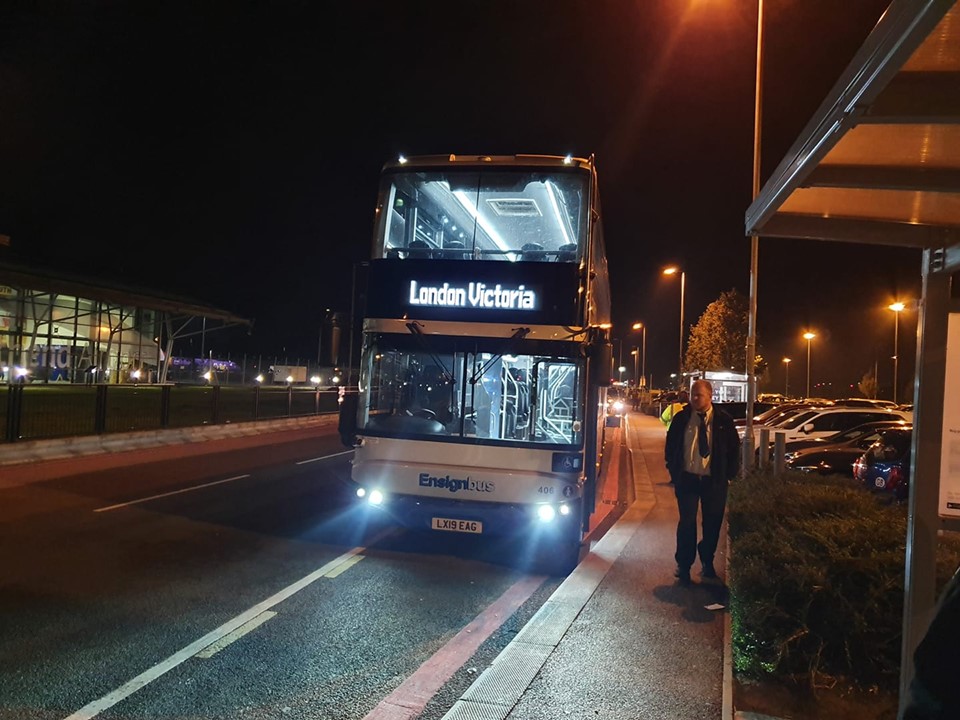 LX19EAG 406 ENSIGN X1 RELAUNCH 5-10-19 2340 SD AIRPORT LONDON VIC (JAMES SADD)