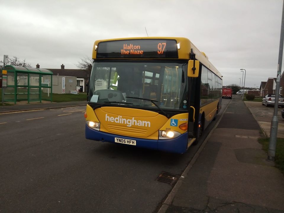 YN05HFH 458 HO 97 (ROCHFORD WAY FRINTON) 11-1-20 (S MILTON)