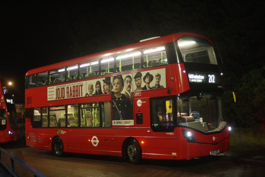 BU16UXD VH38113 TT 212 (CHINGFORD) 21-12-19