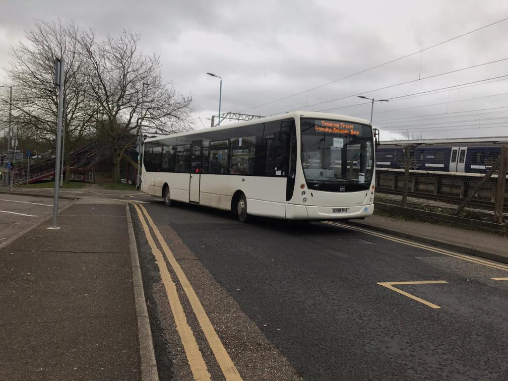 KX58BBHZ TENDRING TRAVEL VDL SB200 CENTRO (GA IPS-CR RRP, CR) 9-2-20 (JAMES PRETTY)