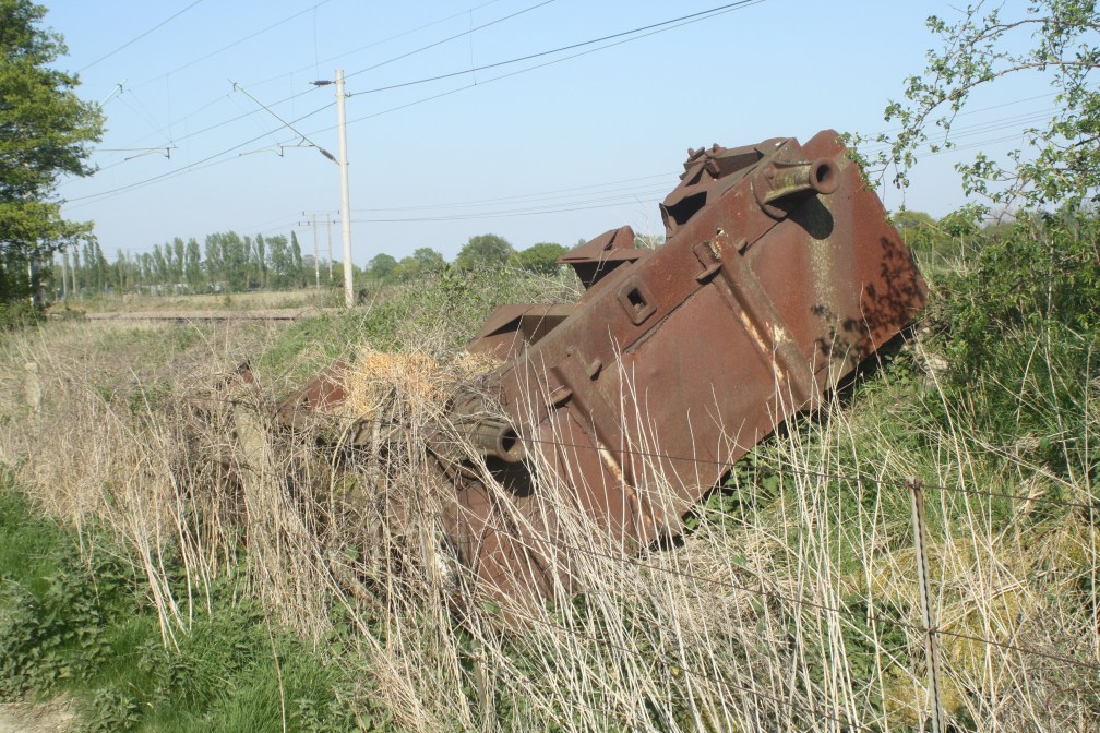 RAILWAY WAGON 11 TON VAN DERELICT (MT) 24-4-20