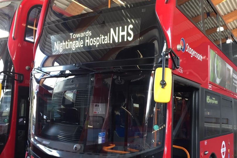 STAGECOACH EAST LONDON Nightingale-Hospital-bus (Stagecoach)