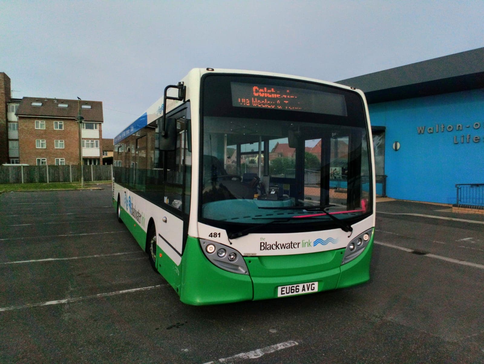 EU66AVG 481 STEPHENSONS BLACKWATER ON 105 (WALTON) 5-6-20 (S AUSTIN)