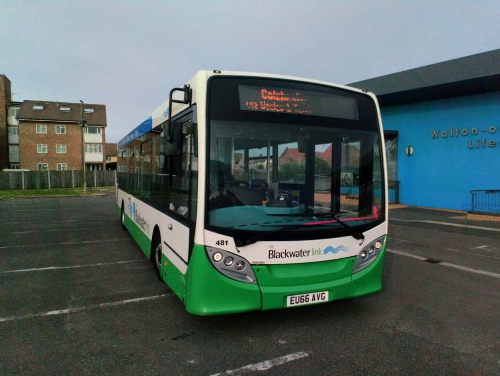 EU66AVG 481 STEPHENSONS BLACKWATER ON 105 (WALTON) 5-6-20 (S AUSTIN)