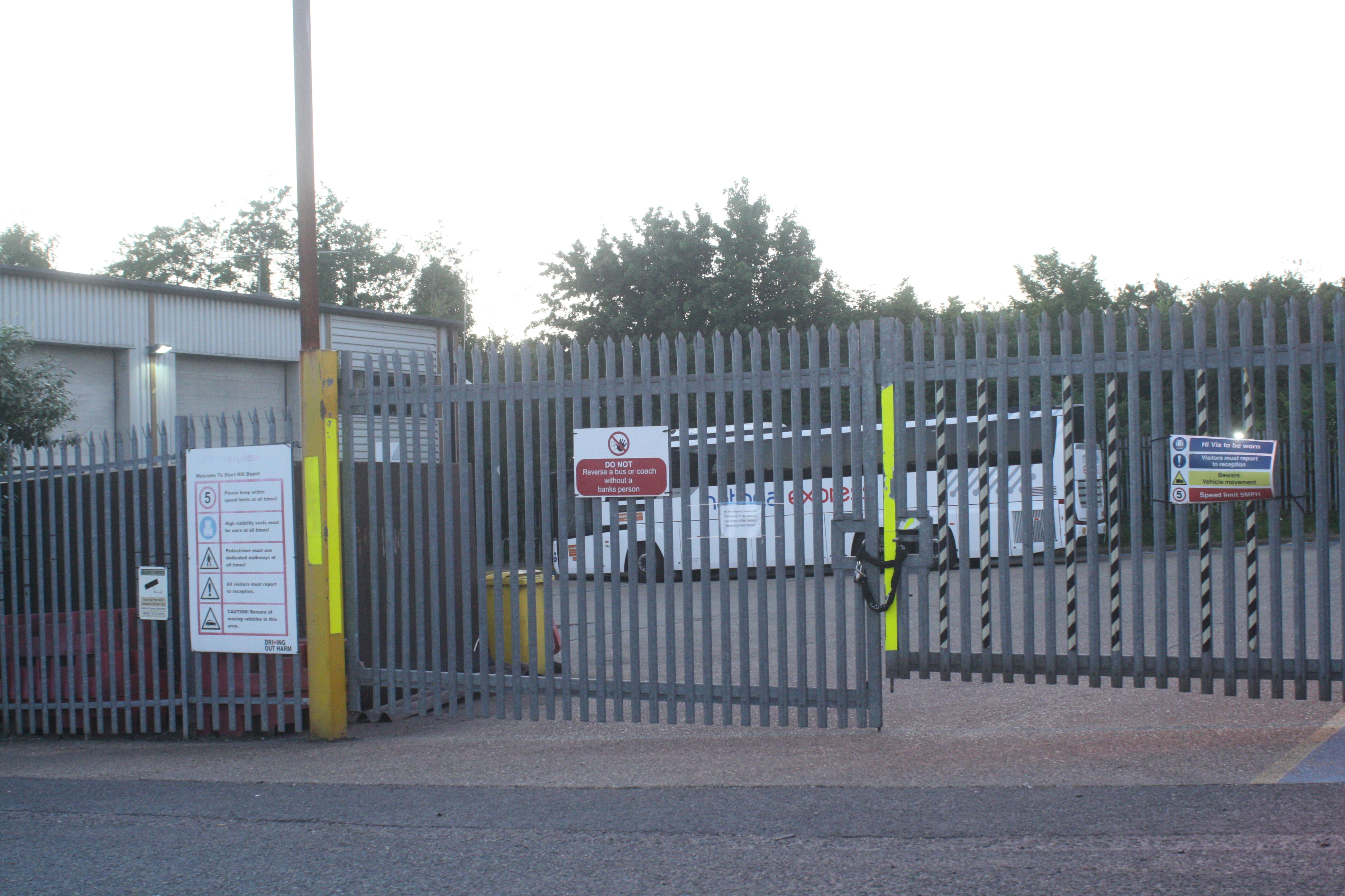 NATIONAL EXPRESS START HILL DEPOT TEMP CLOSED 30-5-20