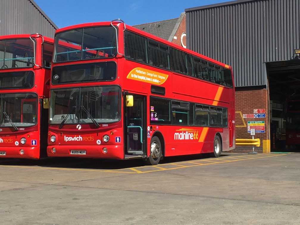 AU05MUY 32655 FEC IPSWICH REDS MAINLINE 66 (IP DEPOT) 30-7-20 (D PRETTY)