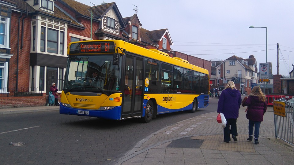 AN61BUS ANGLIAN (LOWESTOFT) 12-3-16 (S AUSTIN)