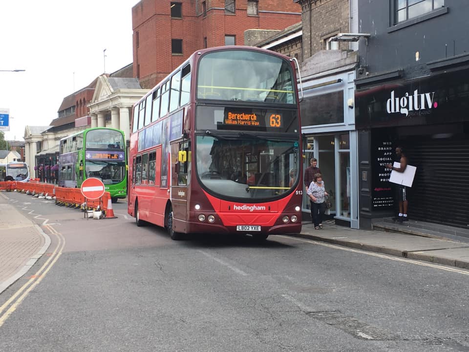 LB02YXE 513 HO 63 (ST JOHNS ST CR) 4-8-20 (D PRETTY)