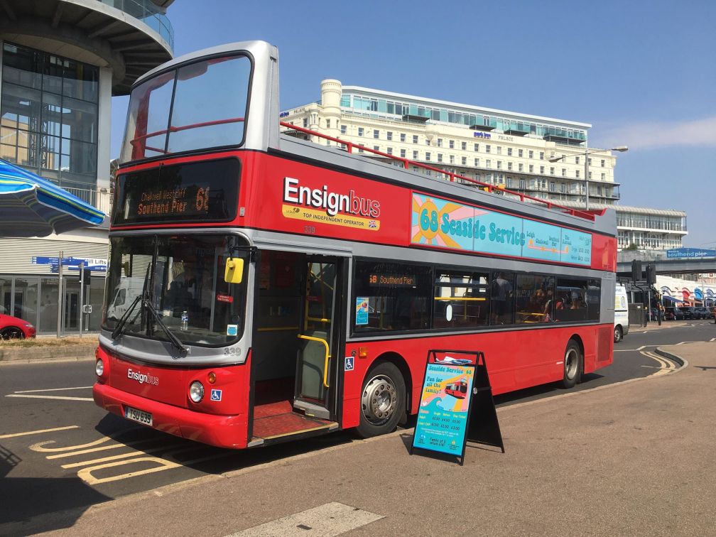 TSU639 339 ENSIGNBUS 68 (SOUTHEND PIER) 11-8-20 (D PRETTY)