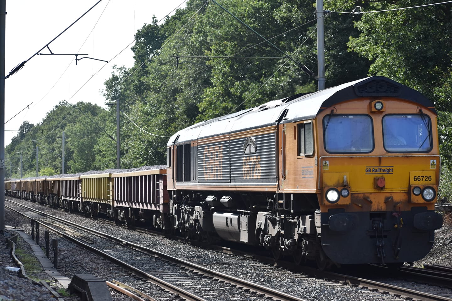 66726 GBRf 6T64 WHITEMOOR-STRATFORD-IPSWICH (CHITTS HILL) 12-9-20 (JAMES COLE)