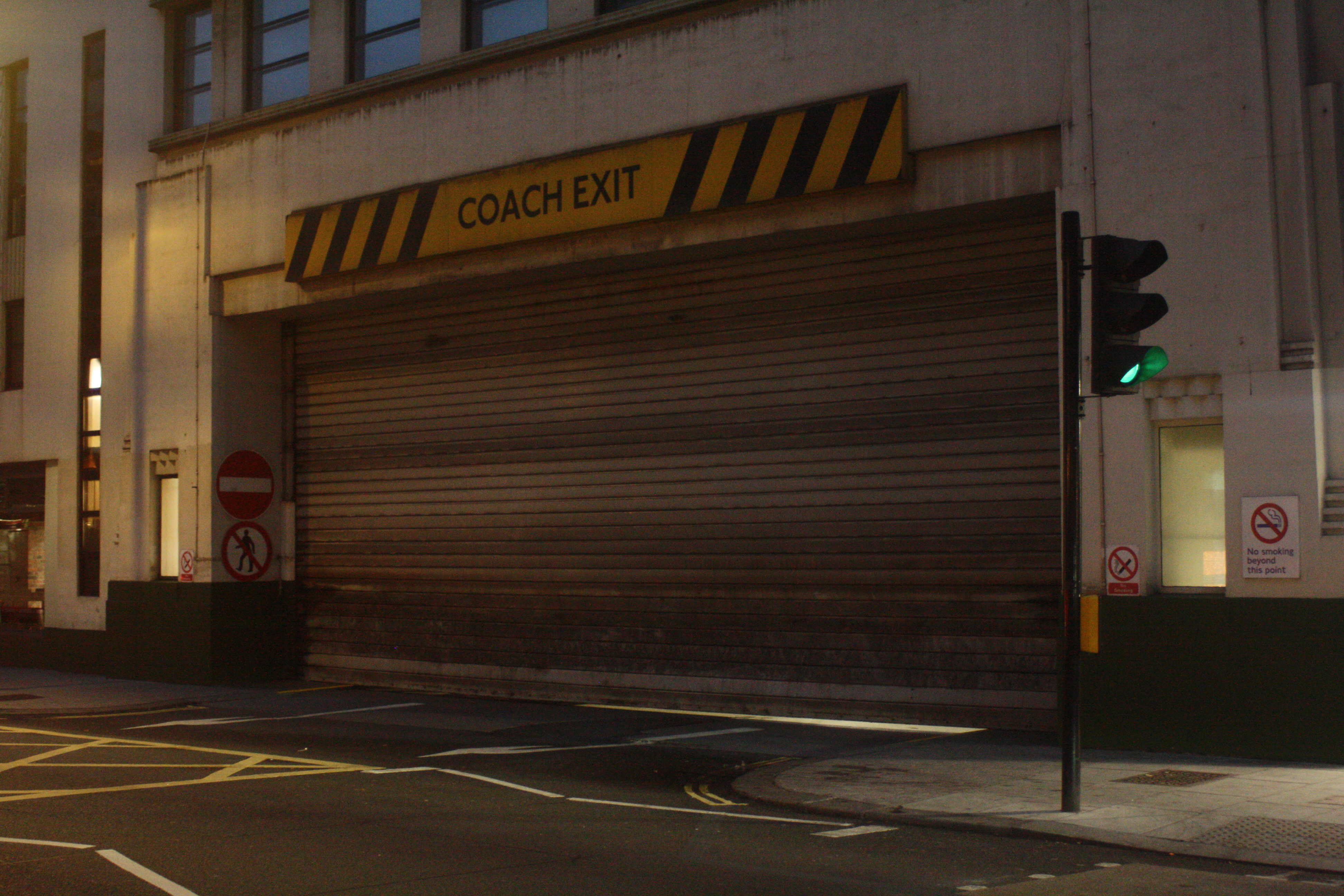 VICTORIA COACH STATION CLOSED COACH EXIT 3-10-20