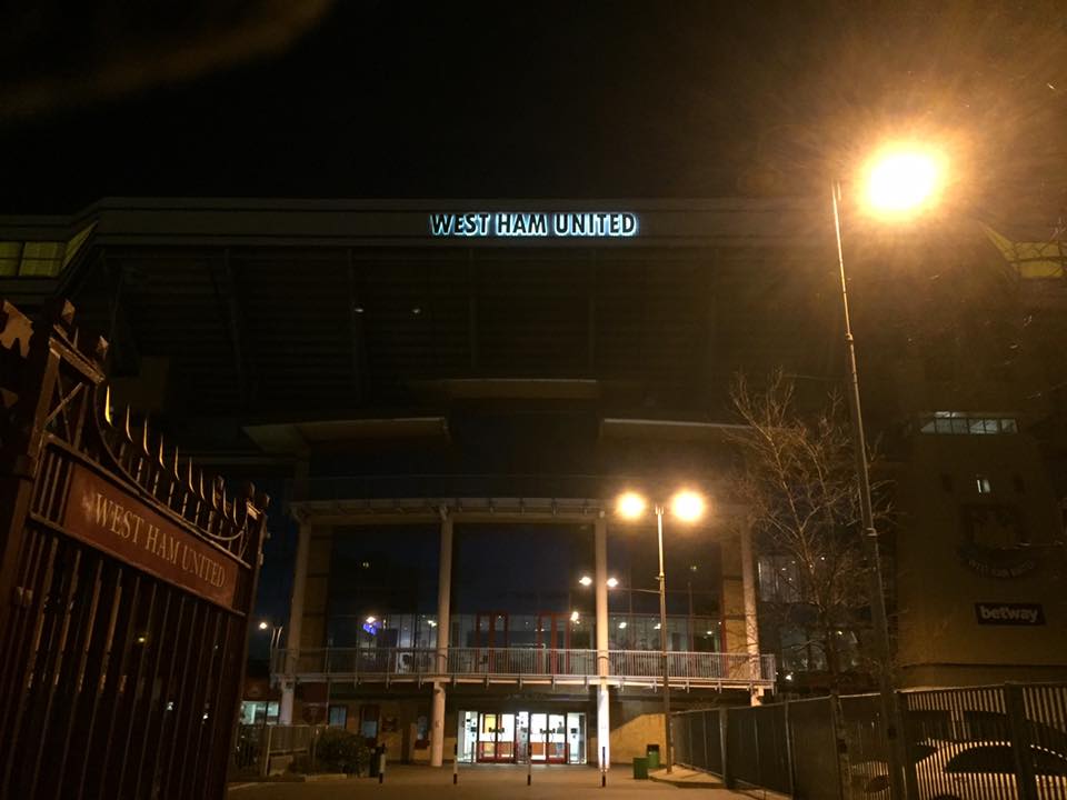 WEST HAM UNITED OLD BOELYN GROUND 3-2-16 (L HARRISON)